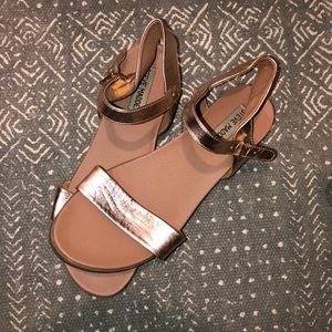 Steve Madden rose Gold sandals